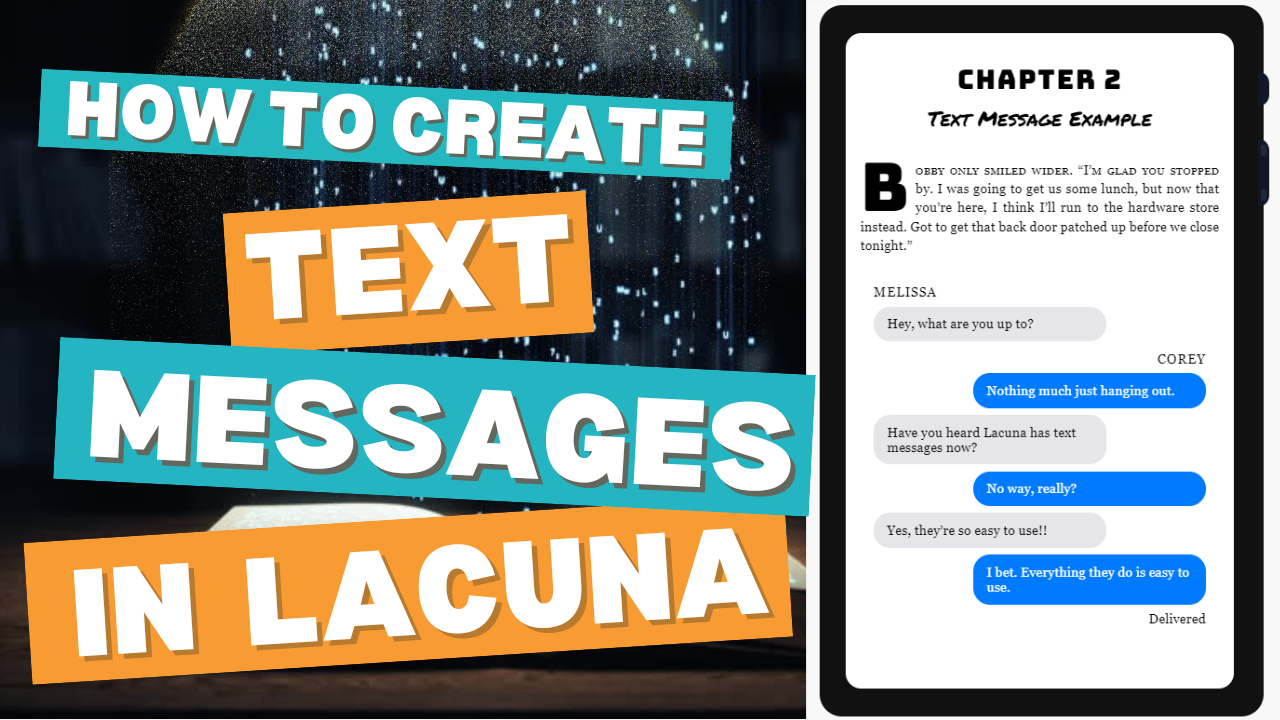How to Format Text Messages & Chat Conversations in a Book