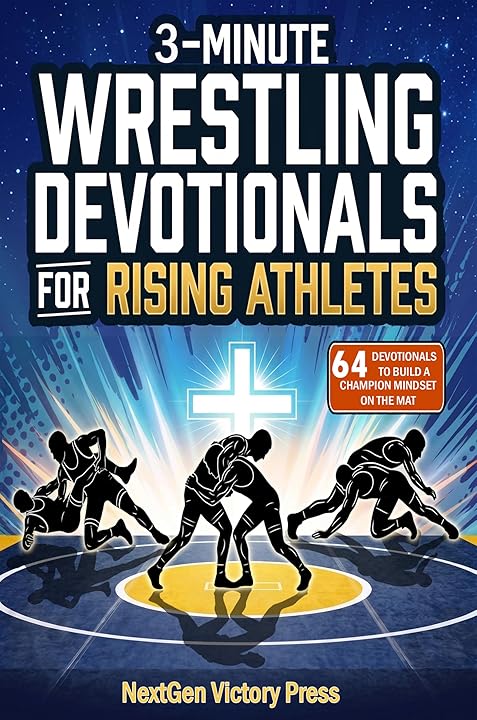 Cover of 3-Minute Wrestling Devotionals for Rising Athletes